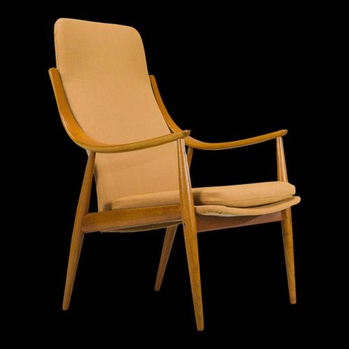 Fauteuil En Teck Par Peter Hvidt Amp Orla Mlgaard Pour France Amp S Bois