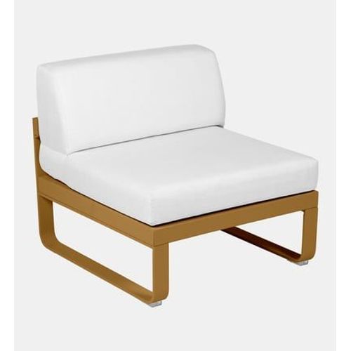 Fermob - Module Fauteuil Moyen Bellevie - D2 Pain D'épices - Blanc Grisé - Bronze