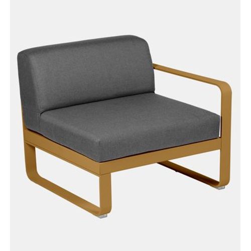 Fermob - Fauteuil Bellevie Module Droit - D2 Pain D'épices - Gris Graphite - Bronze