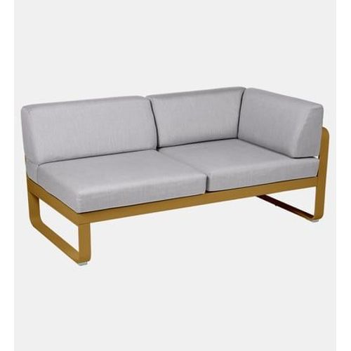 Fermob - Module D'angle Droit Bellevie - D2 Pain D'épices - Gris Flanelle - Bronze