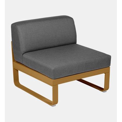 Fermob - Module Fauteuil Moyen Bellevie - D2 Pain D'épices - Gris Graphite - Bronze