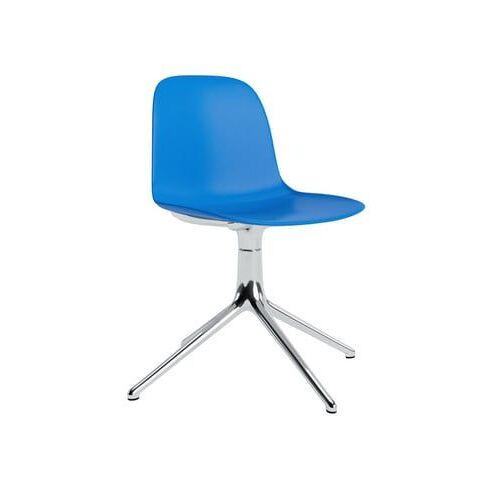 Chaise pivotante Form - bright blue - aluminium