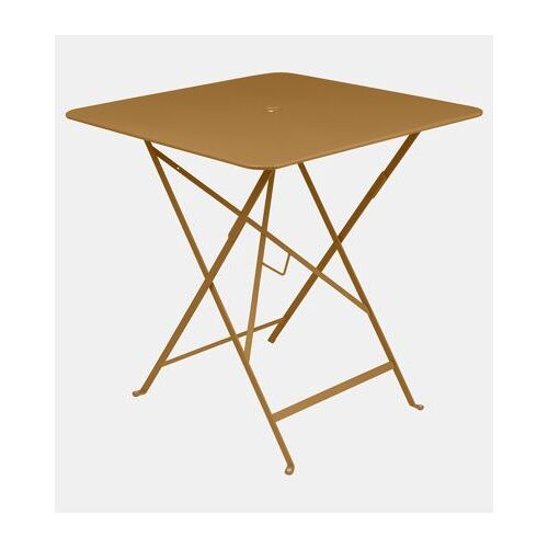 Fermob - Table Pliante Bistro Carrée - D2 Pain D'épices - 71 X 71 Cm - Bronze