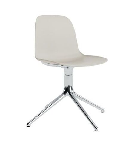 Chaise pivotante Form - light grey - aluminium