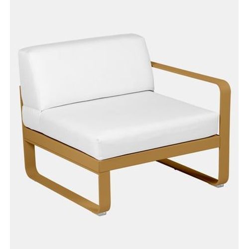 Fermob - Fauteuil Bellevie Module Droit - D2 Pain D'épices - Blanc Grisé - Bronze