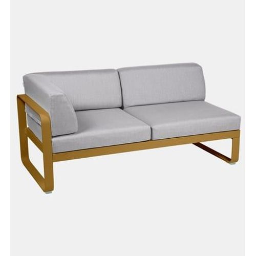 Fermob - Module D'angle Gauche Bellevie - D2 Pain D'épices - Gris Flanelle - Bronze