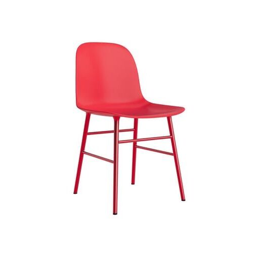 Chaise Form avec structure en métal - bright red