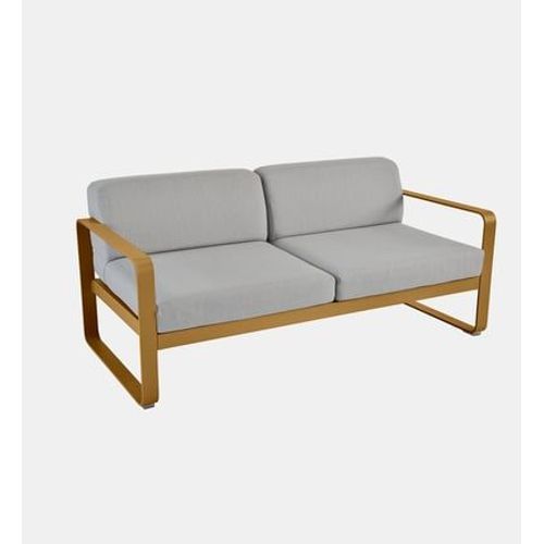Fermob - Canapé Deux Places Bellevie - D2 Pain D'épices - Gris Flanelle - Bronze