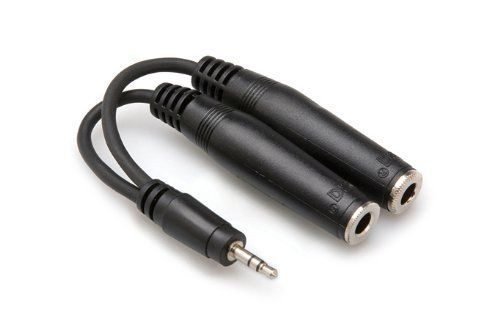 Hosa YMP-233 Câble Y TRS vers TRSF Noir