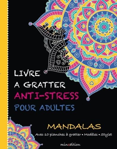 Mandalas - Avec 10 Planches À Gratter, Modèles, Stylet