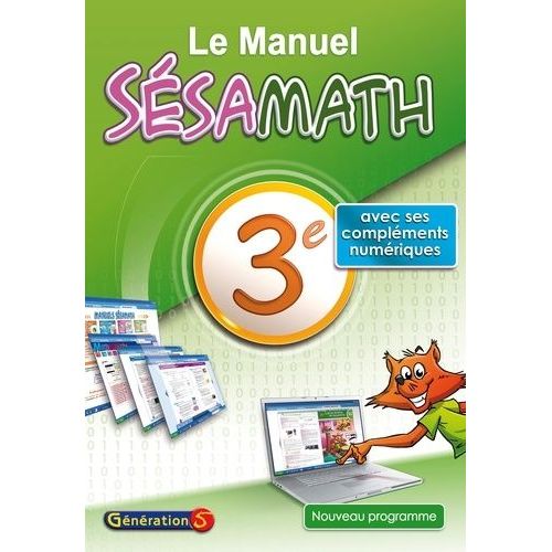 Le Manuel Sésamath 3e