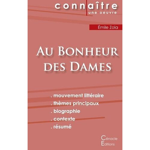 Au Bonheur Des Dames - Fiche De Lecture