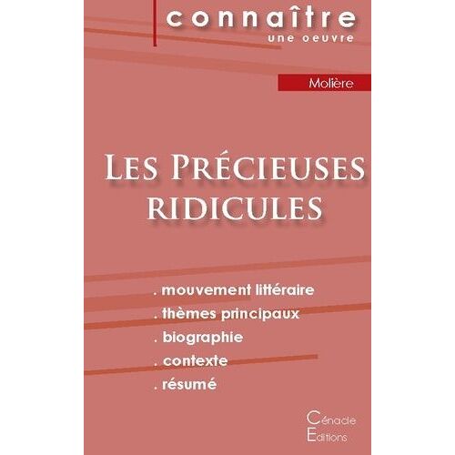Les Précieuses Ridicules - Fiche De Lecture