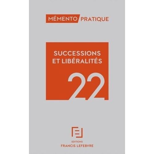 Succession Libéralités - Edition 2022