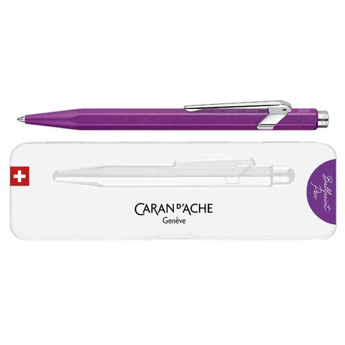 Caran D'ache Stylo À Bille 849 Colormat-X, Violet