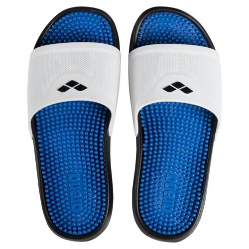 Claquettes Mules Arena Marco Box Xhite Cyan Blk Bleu Roy 72498