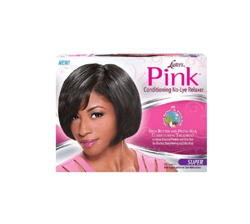 Luster's Pink - Kit Défrisant Conditionneur Sans Soude Avec Beurre De Karité Et L'huile D'olive | Super 
