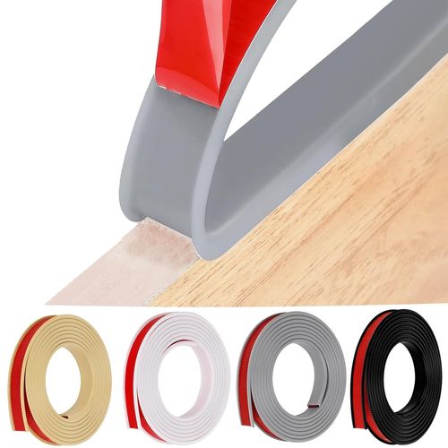 Bande De Bord De Meuble Autocollante En Forme De U De 5 M-En Tpe Flexible-Protection Des Bords Pliable-En Caoutchouc-Pour Les Bords D'armoire,Les Moulures,Les Bords De Plafond,Les.[J90]