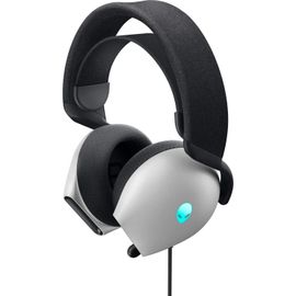 Alienware Gaming Headset AW520H - Micro-casque - circum-aural - filaire - USB, jack 3,5mm - lunar light