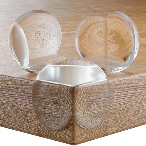 Protection Coin De Table Bébé-Coussin D'angle Grande Pour Coins & Bords De Table-Protege Table Sécurité Enfant-Anti-Choc Et Transparent Avec L''adhésif Fort (12 Pcs)