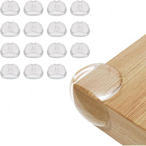 15 Pièces Coin De Table Protection Bebe,Protection Meuble Bébé Avec Forte Adhérence,Protège-Coins De Table,Pare-Chocs De Sécurité Pour Bords Transparents 15 R