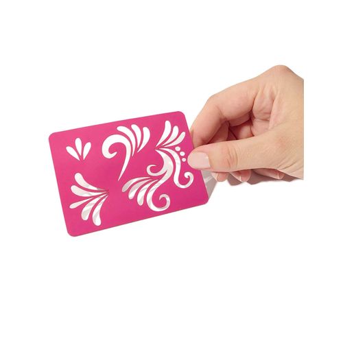 Pochoir De Maquillage Réutilisable Arabesque