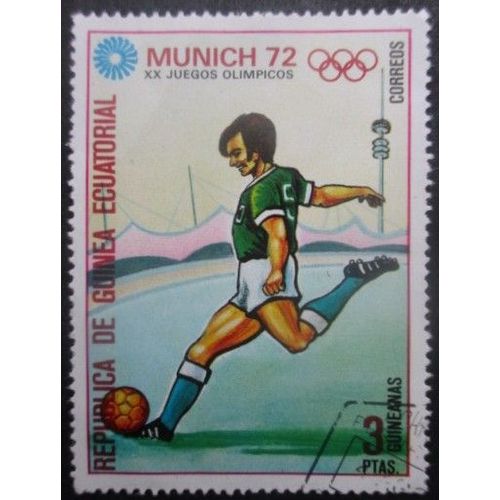 Guinee Equatoriale N°23c Jeux Olympiques De Munich 1972 Oblitéré