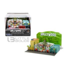 Jada Toys 1/87 34807gr Cadillac Hollywood Walk Of Fame Diorama + 2 Cars Diecast Modelcar-Jada Toys