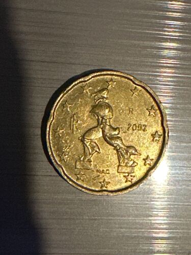 Pièce Italienne Rare 20 Centimes D’Euros De 2002
