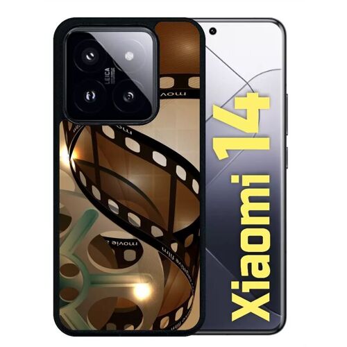 Coque Pour Redmi 14 - Cinema Film - Silicone - Noir