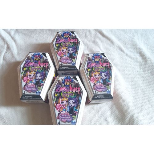 4 X Poupées Zombaes Forever + Pets + Accessoires Wild Vibe