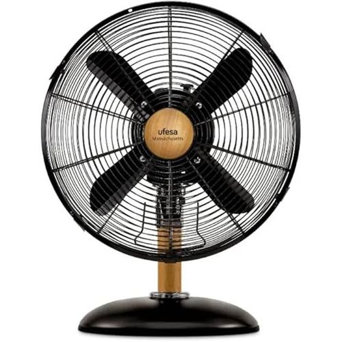 Ventilateur de bureau UFESA Masachusets - 30 cm - 3 vitesses - Oscillation gauche/droite