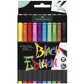 Faber-Castell Feutre Black Edition, Étui De 10