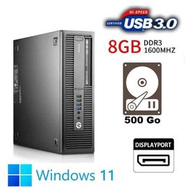 PC HP EliteDesk 705 G2 SFF AMD A4 PRO-8350B 8Go DDR-3 HDD 500Go Win 11 Pro