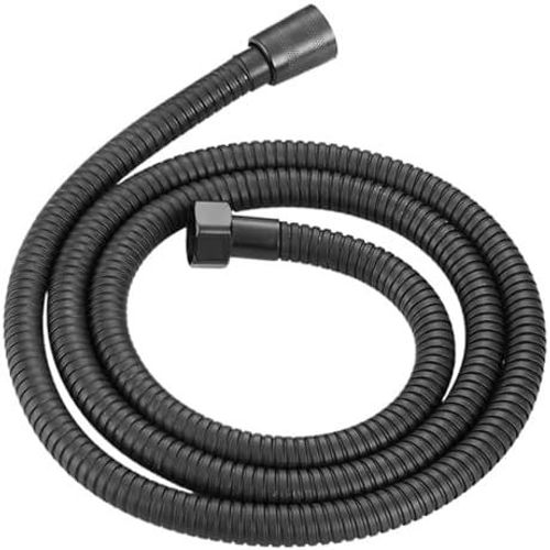 Tuyau de douche, flexible noir de 1,5/2 m, rallonge de tuyau d'arrosage