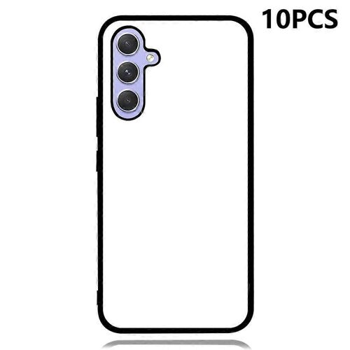 10pcs / Pack Pour Samsung Galaxy S24 + Coque Pc + Tpu Couverture De Téléphone Support Impression Par Transfert De Chaleur