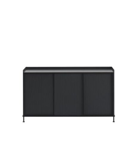 Muuto - Enfold Sideboard - 148 x 45 cm - noir/noir - Noir