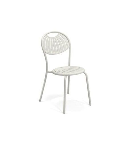 Emu - Chaise Empilable Coupole - Blanc - Blanc