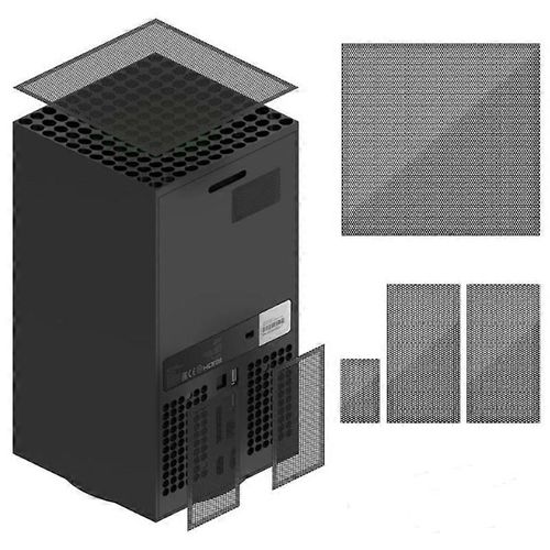Pour Xbox Series X Console De Jeu Maille Housse De Poussière Ensemble Pvc Dissipation Thermique Filet Anti-Poussière