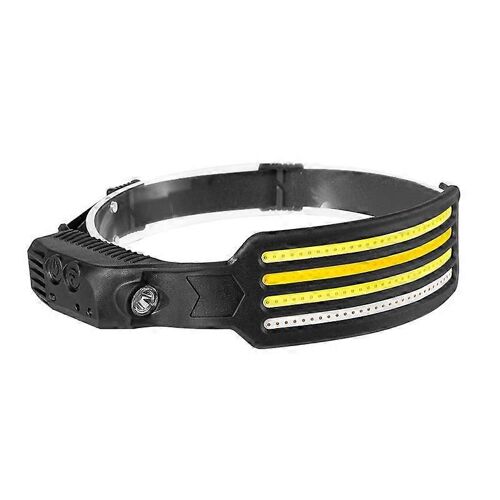 W6126-4 4 Led Bandes Lumineuses Lampe Frontale Mini Lampe Frontale Rechargeable Pour Pêche Camping
