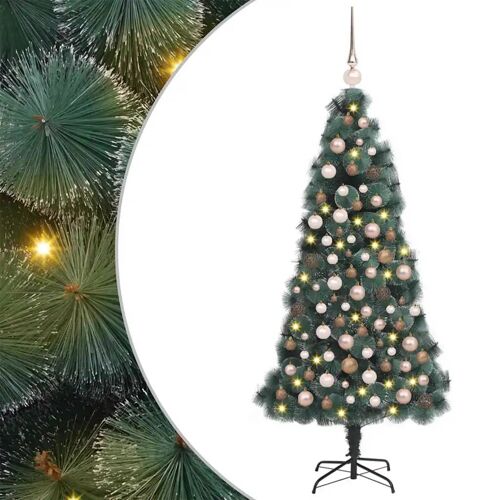 vidaXL Sapin de Noël artificiel avec support Vert 35 x 35 x 150 cm PET