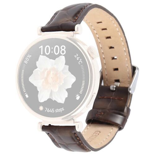 Pour Garmin Lily 2 Active/Lily 2 Dragonne 14mm Couche Supérieure Cuir De Vachette Bracelet De Montre