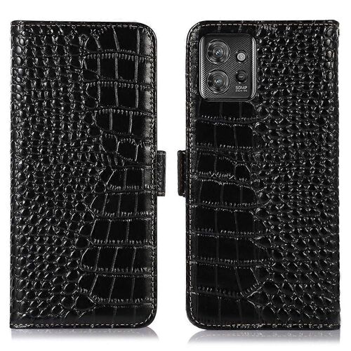 Pour Motorola ThinkPhone 5G Support De Téléphone Étui Portefeuille RFID Bloquant Véritable Cuir De Vachette Couverture