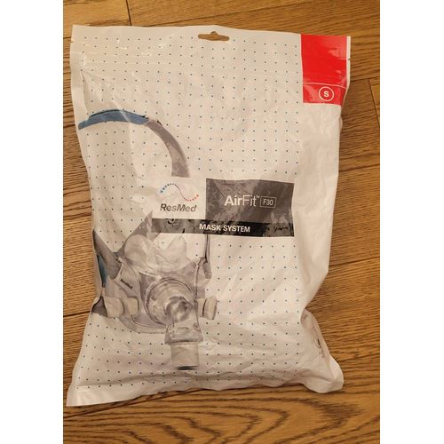 Masque Resmed Airfit Mask Facial F30 Airfit Apnée Du Sommeil Taille S 