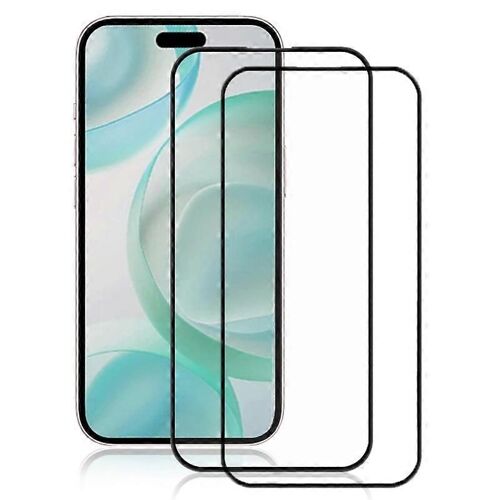Amorus 2pcs Pour Iphone 16 Pro Protecteur D¿Écran Incassable Impression Soie Film De Verre Trempé