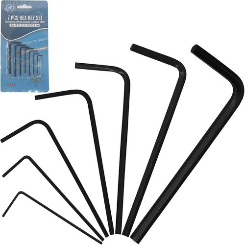 Wera Jeu De Clés Allen 0,7-3 Mm,Jeu De 7 Clés Allen En Acier Au Carbone,Protection Contre La Corrosion,Jeu De Petites Clés Allen Wera