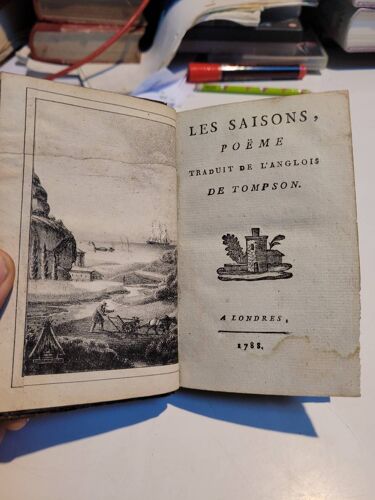 Les Saisons,Poeme Traduit De L'anglois De Tompson