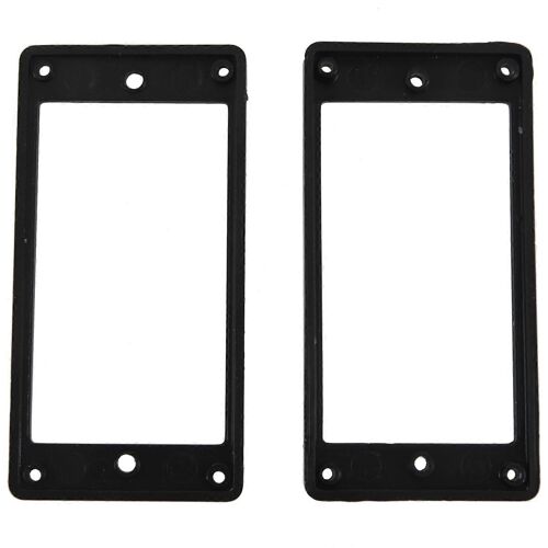 2pcs Plat Humbucker Micro Montage Anneau Cadre Abs Pour Guitare Électrique