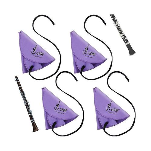 4 Pcs Clarinette Écouvillon Clarinette Chiffon De Nettoyage Pull Through Tampon Nettoyant Chiffon Pour Intérieur Tube Suitab