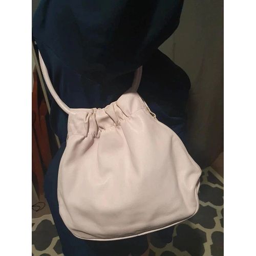 Sac à main Longchamp Cuir Rose pastel